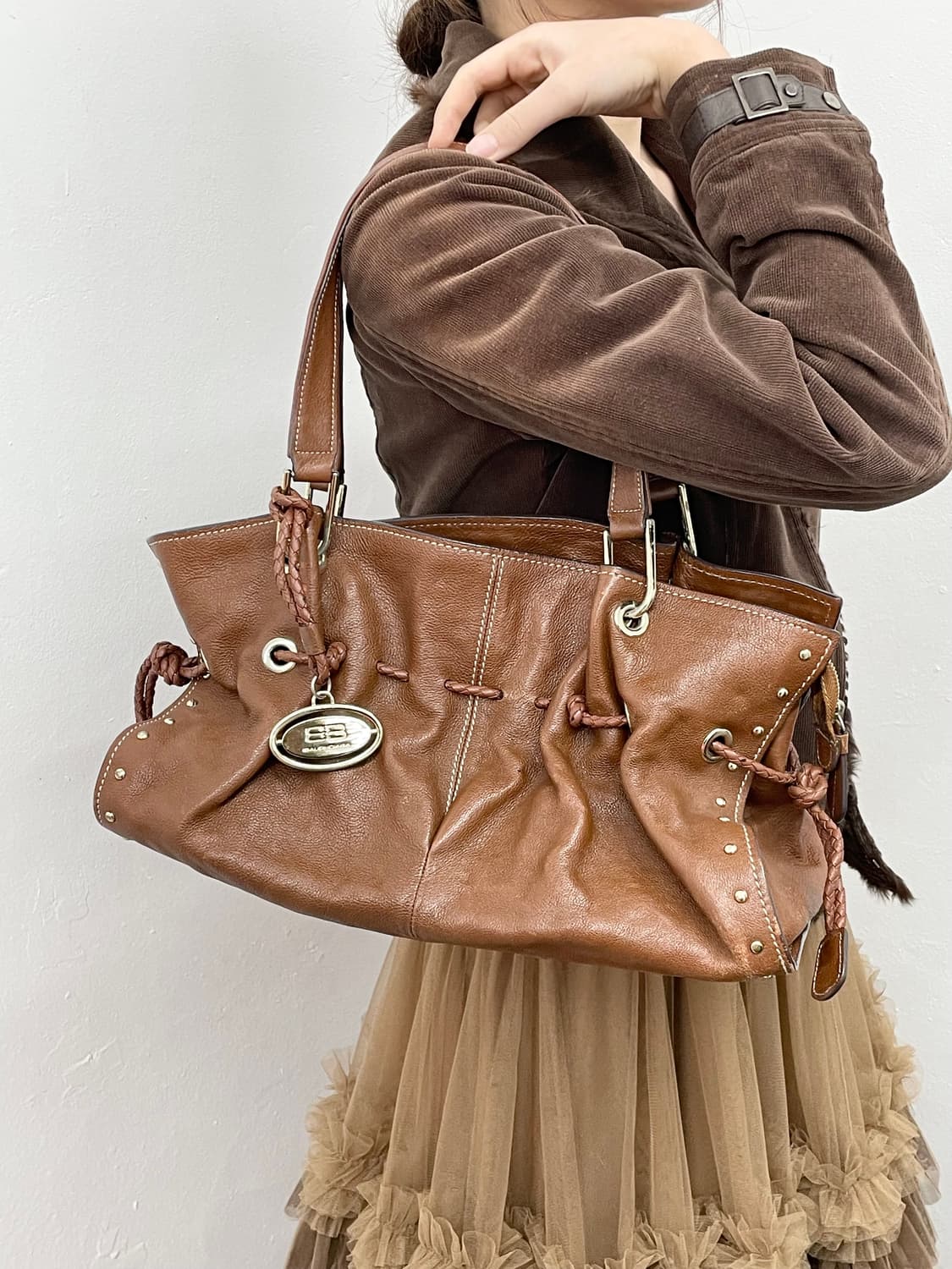 00s 발렌시아가 BB 드로우스트링 숄더백 상품이미지1