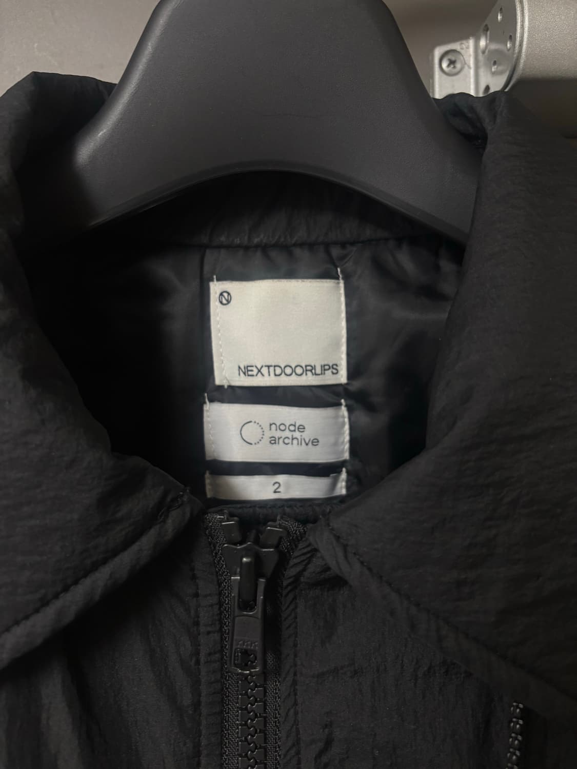 넥스트도어립스&노드 아카이브 MA-1 블랙 상품이미지3