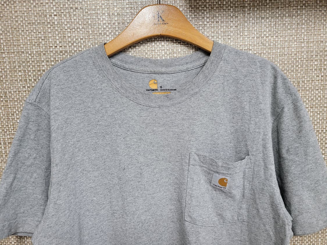 S 100사이즈 칼하트 포켓 반팔티 빈티지 상품이미지2