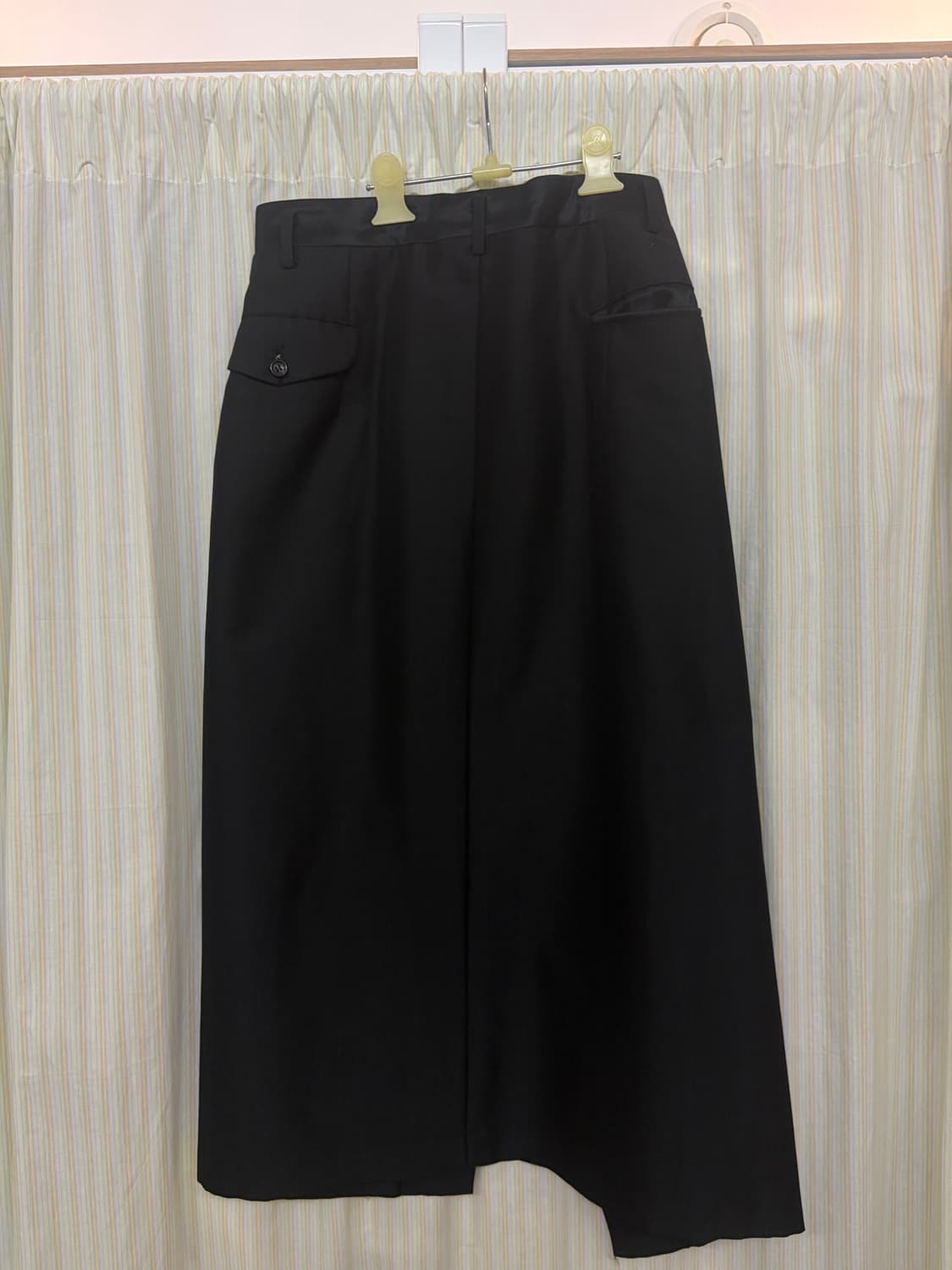 꼼데가르송 블랙 랩 스커트 상품이미지2