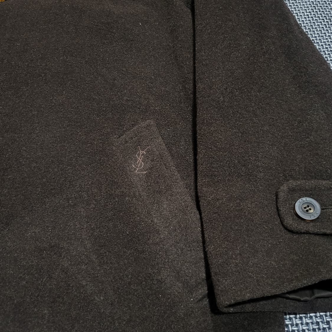 입생로랑 하프 코트 브라운 (100) 상품이미지3