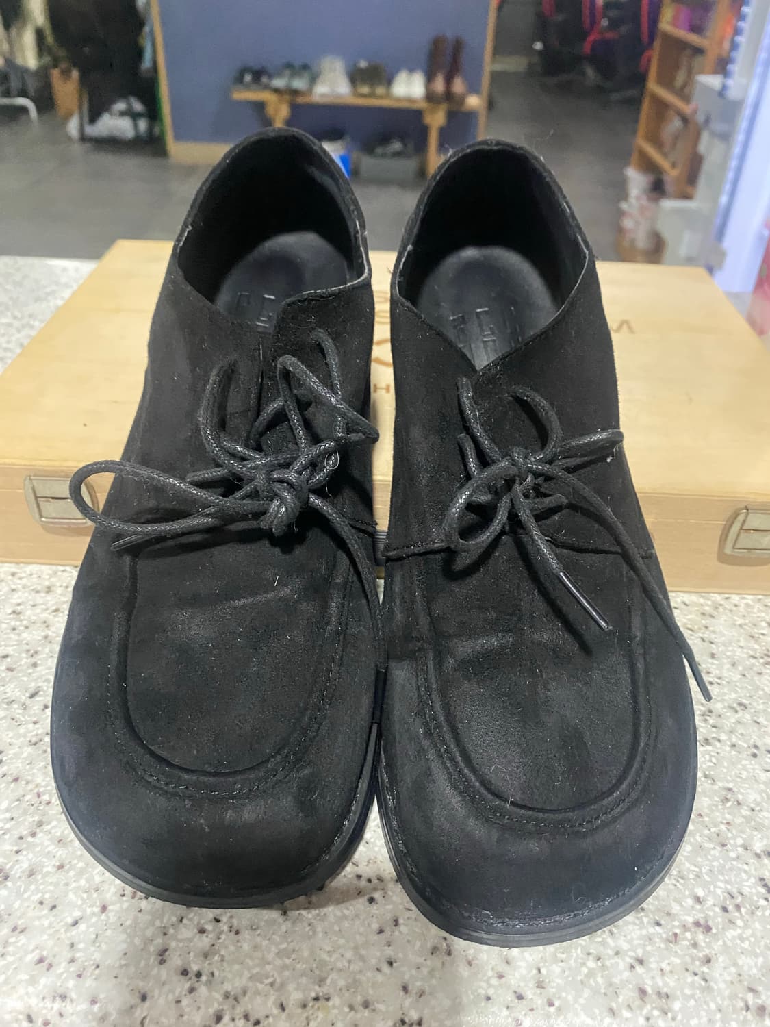 REC DOL 레크돌 블랙 스웨이드 로퍼240 상품이미지3