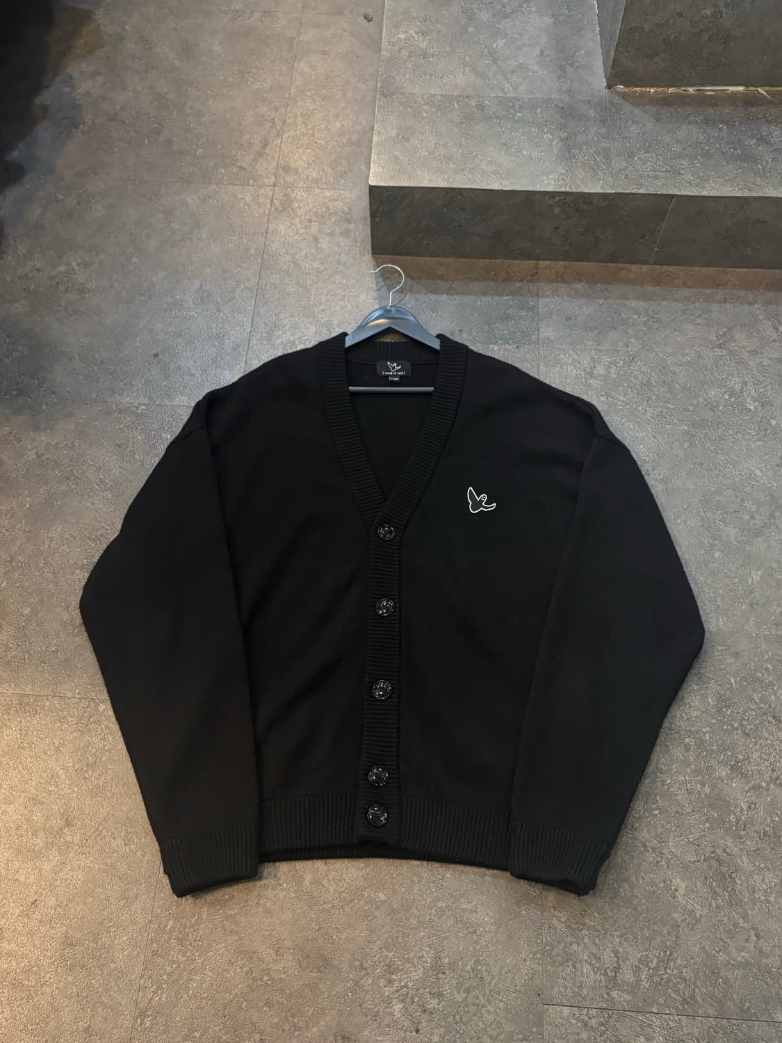 와릿이즌 가디건 블랙 XL사이즈 상품이미지2