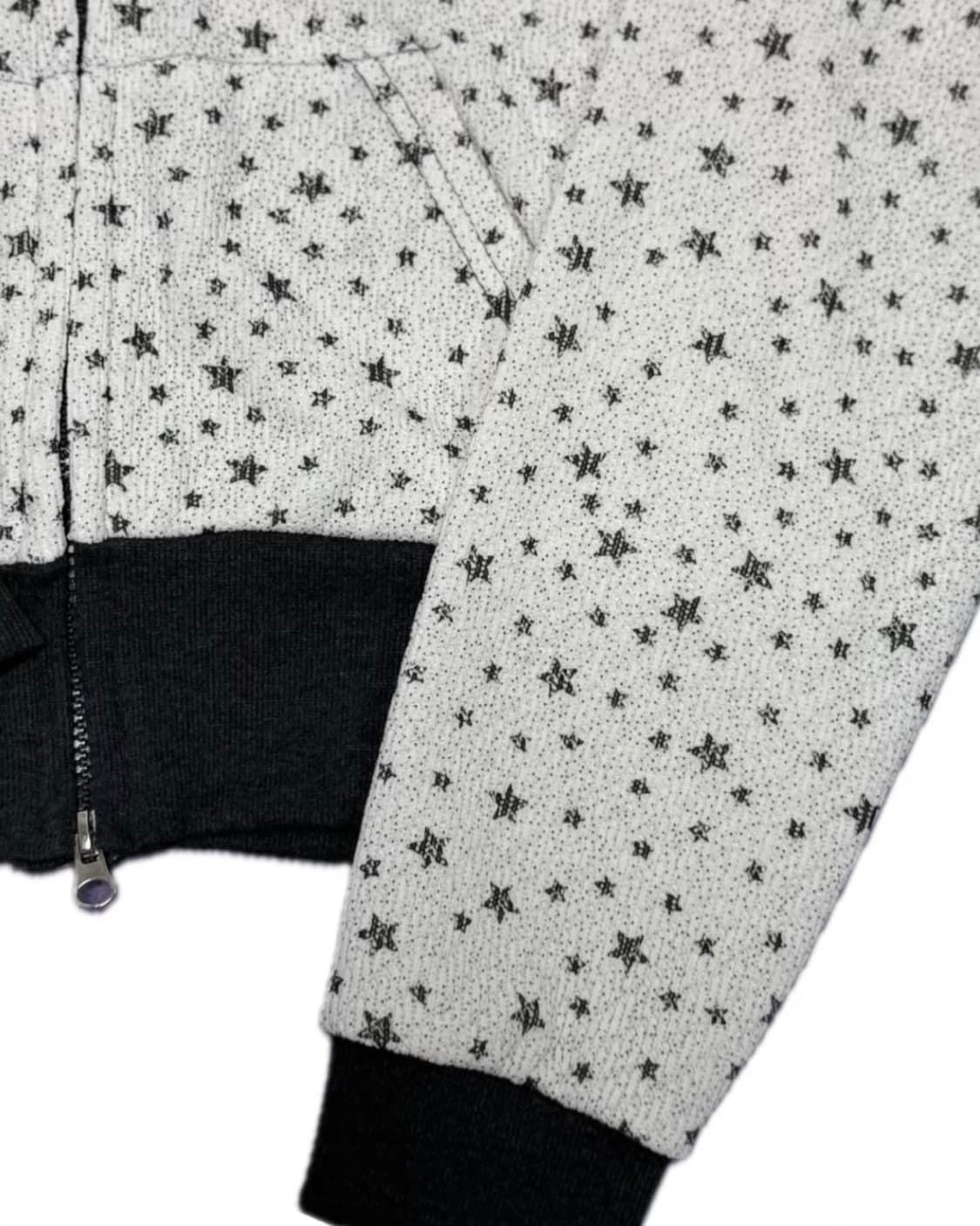 (새상품) 별 패턴 후드집업 상품이미지3