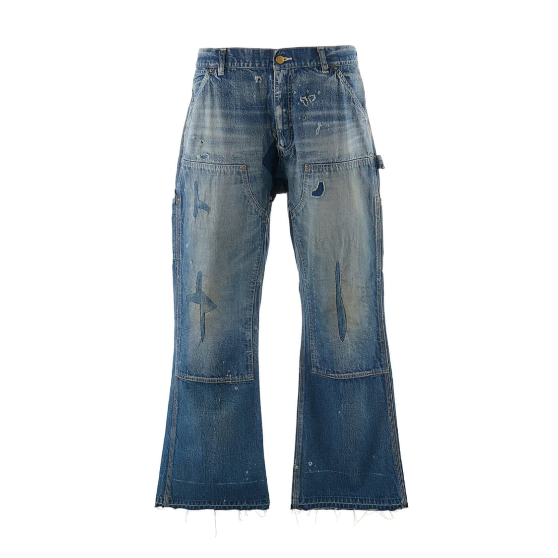 세인트 미카엘 더블니 데님 L사이즈 상품이미지2