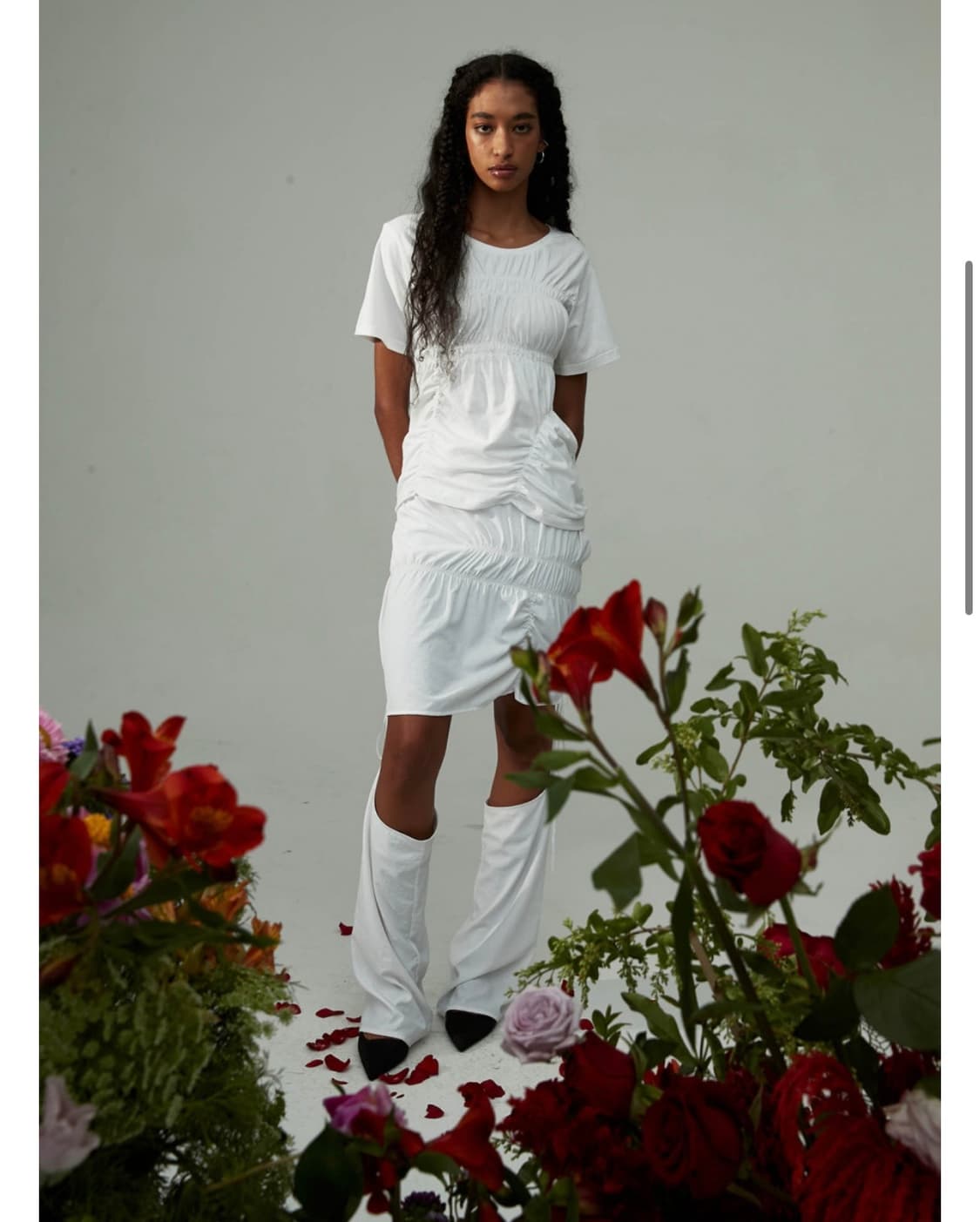 nache SMOCKING SKIRT&LEG WARMER  상품이미지2