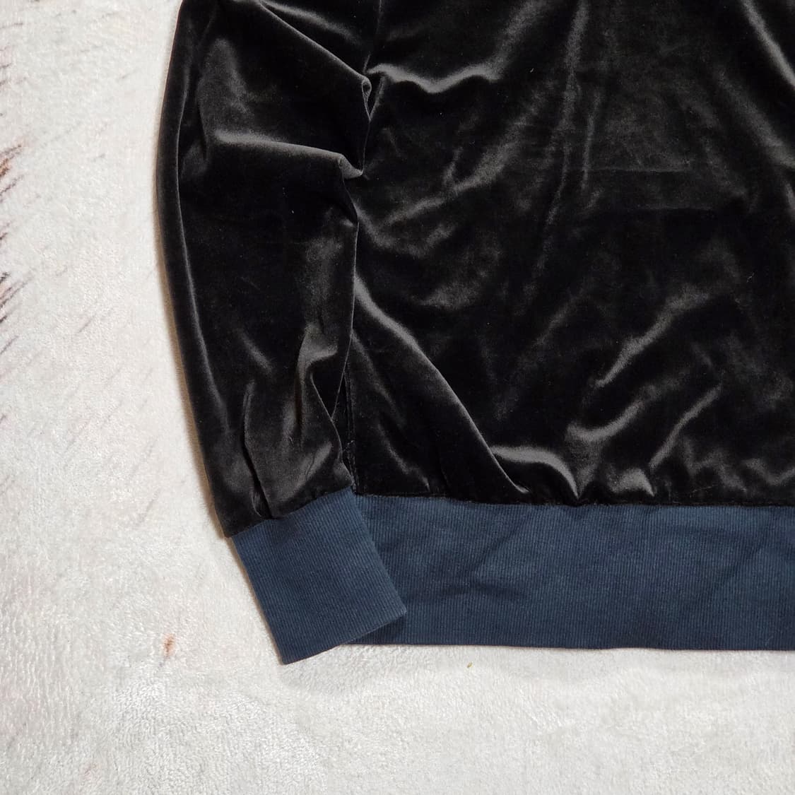 퓨마 Y2K 블랙 벨렛 슬림핏 후드집업 상품이미지6