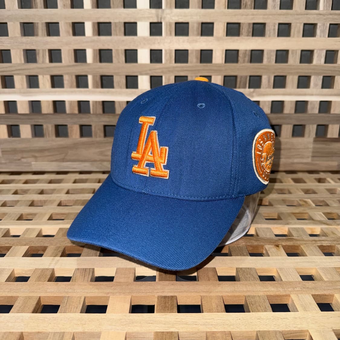 mlb LA 다저스 오렌지 로고 캡 상품이미지1