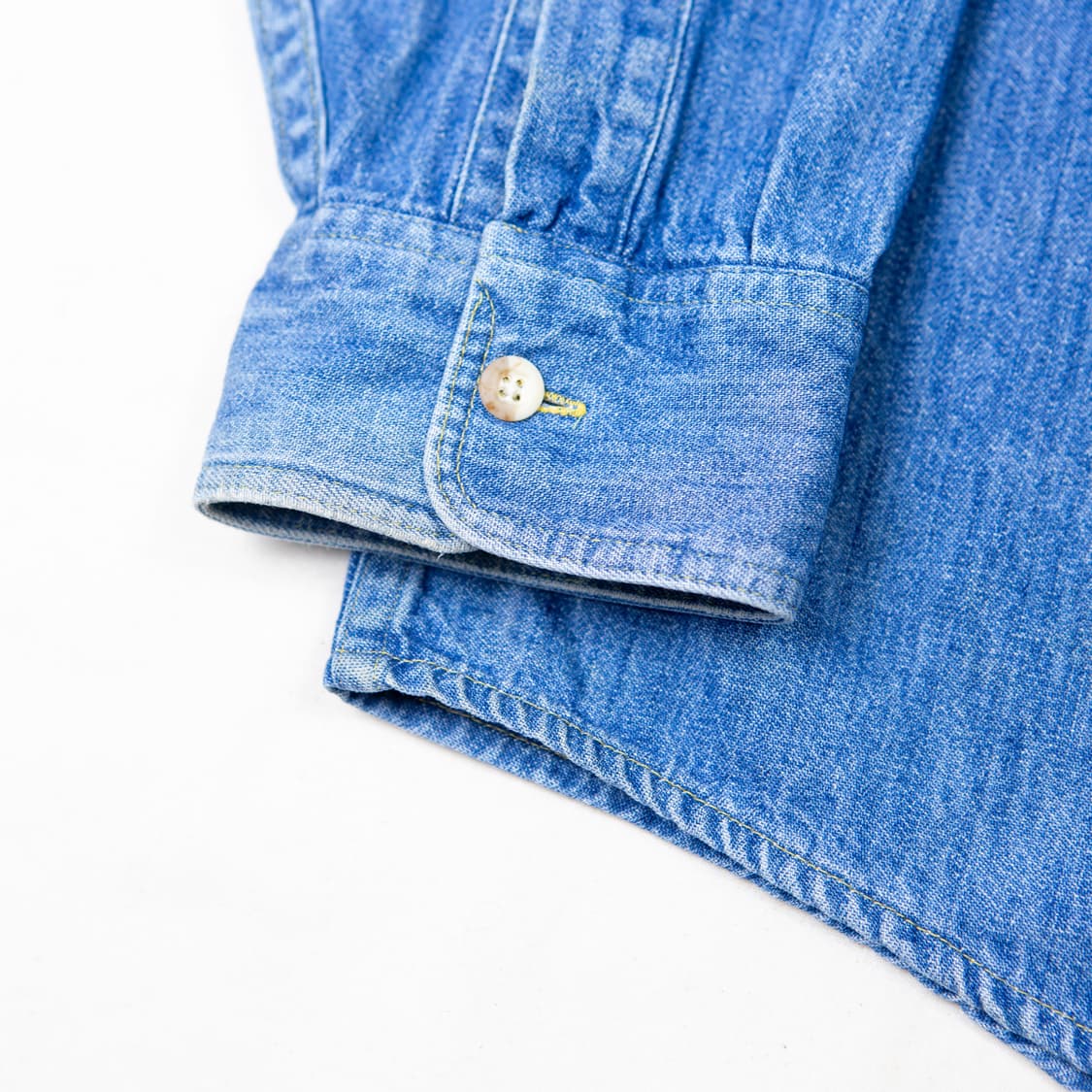 90s 엘엘빈 투포켓 데님 워크 셔츠 상품이미지8