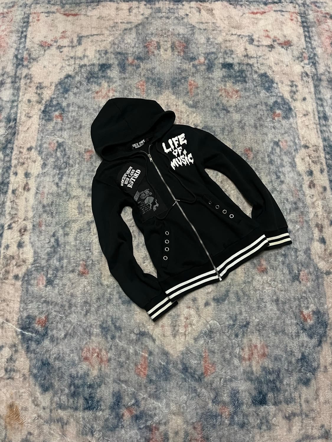 Sexpot revenge punk patch hoodie 상품이미지1