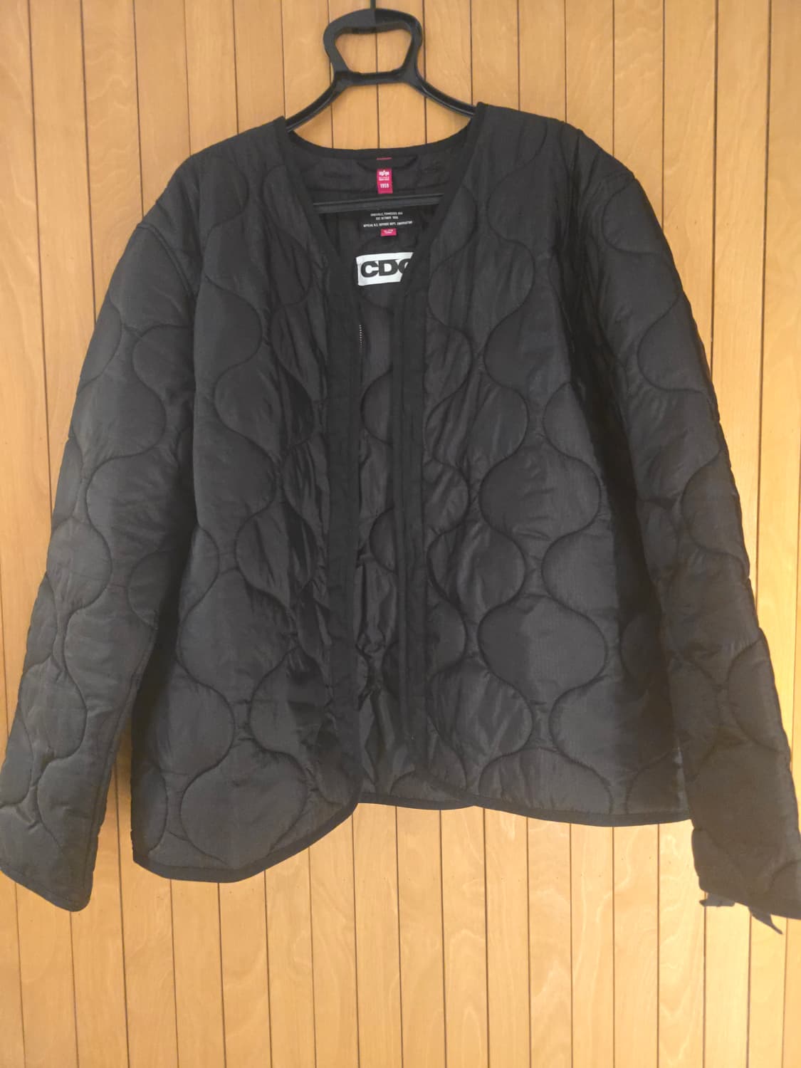 cdg 꼼데가르송 x 알파인더스트리 콜라보 패딩 라이너 자켓  상품이미지2