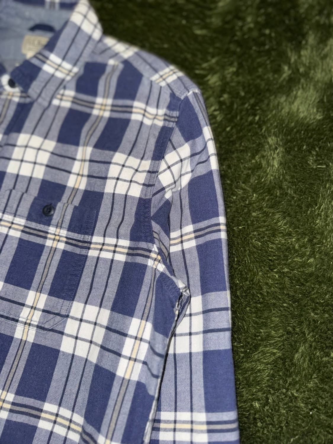 [M] L.L.Bean 엘엘빈 헤비 코튼 플레이드 체크 셔츠 상품이미지4