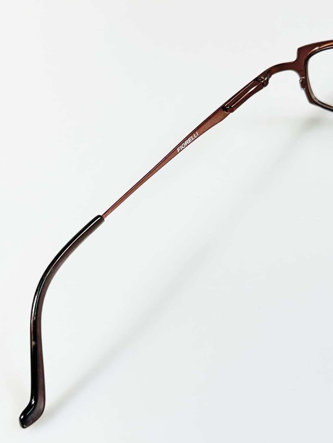 90s FLORELLI 브라운 메탈 슬림 스퀘어 빈티지 안경 상품이미지8