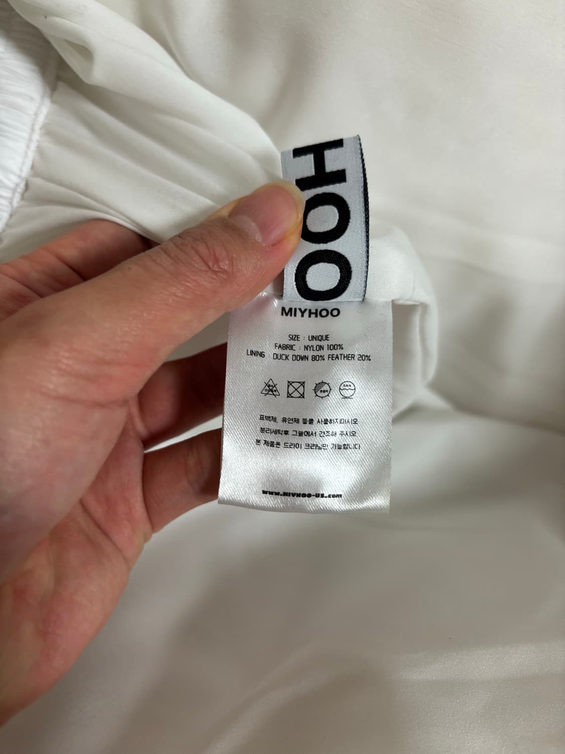 MIYHOO US 덕다운 패딩 점퍼 아이스 상품이미지7