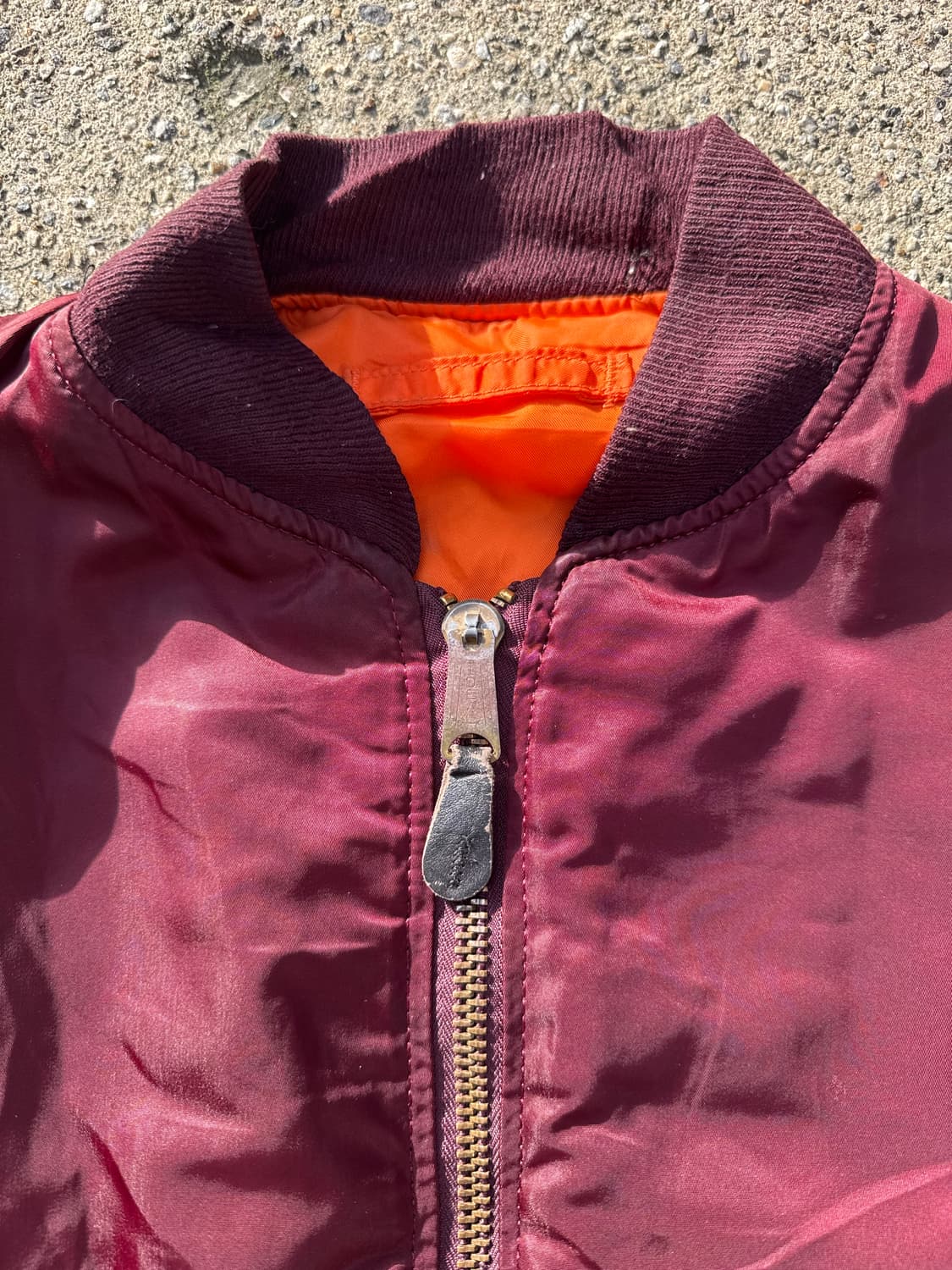 90s Alpha Industries MA-1 Bomber USA 상품이미지5