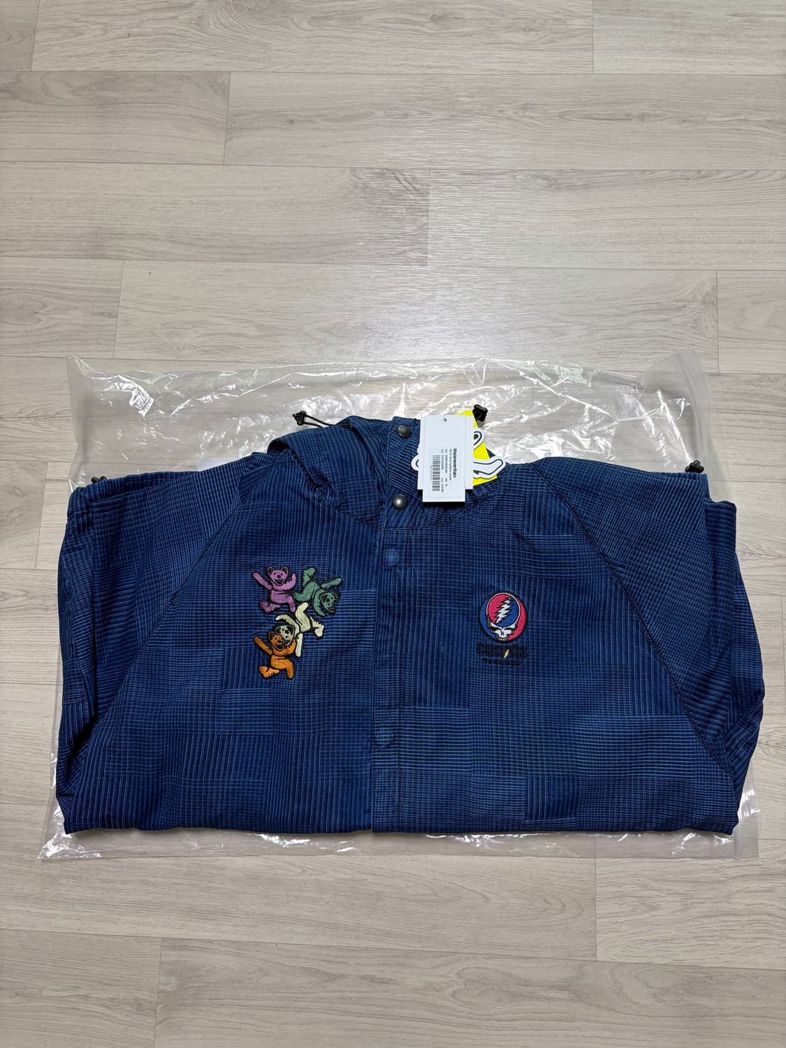 디스이즈네버댓 Grateful Dead 댄싱베어 자켓 패치워크 XL 판매 상품이미지1