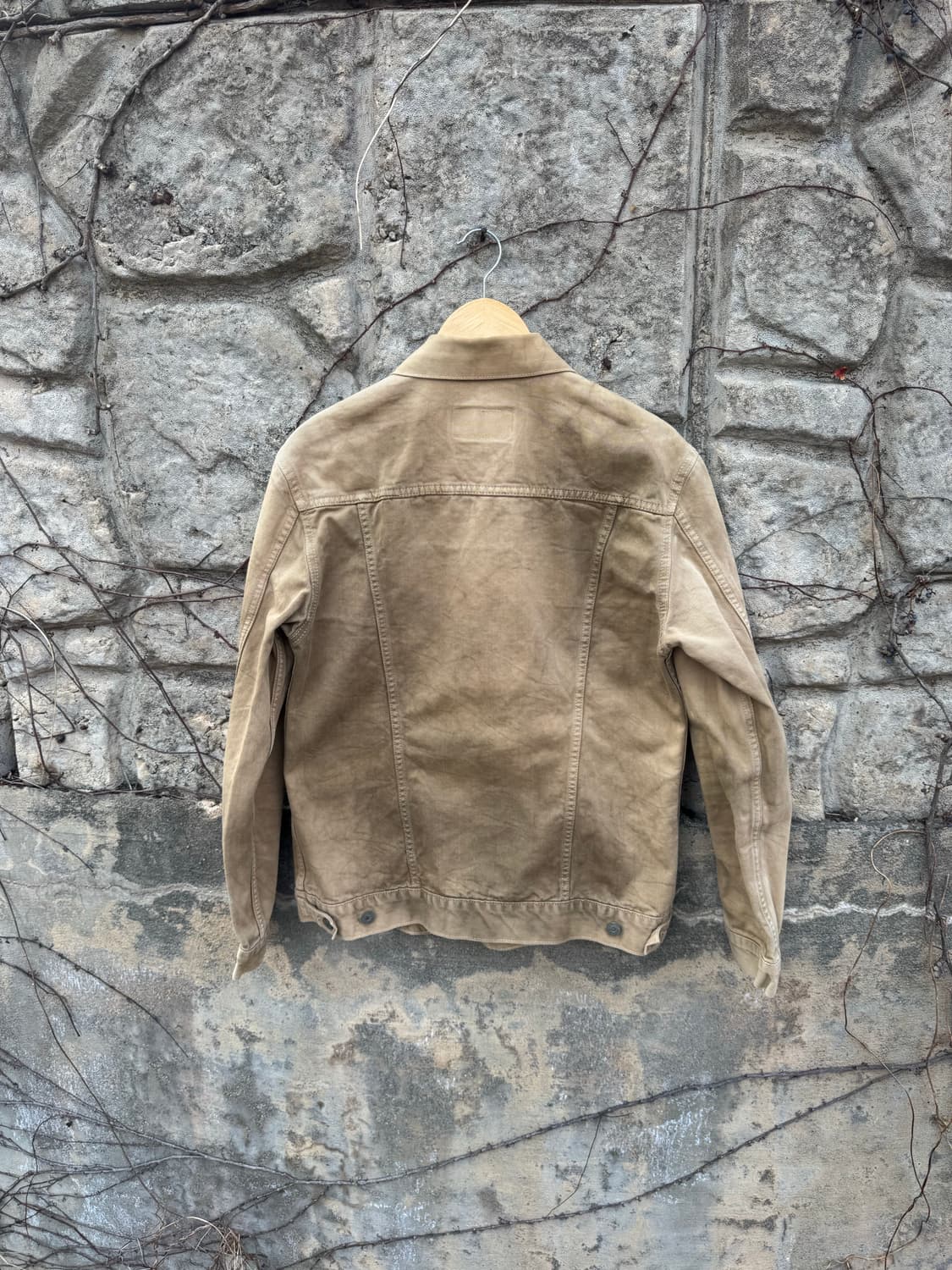 00s 리바이스 빈티지 타이다이 코튼 트러커 자켓 베이지 상품이미지2
