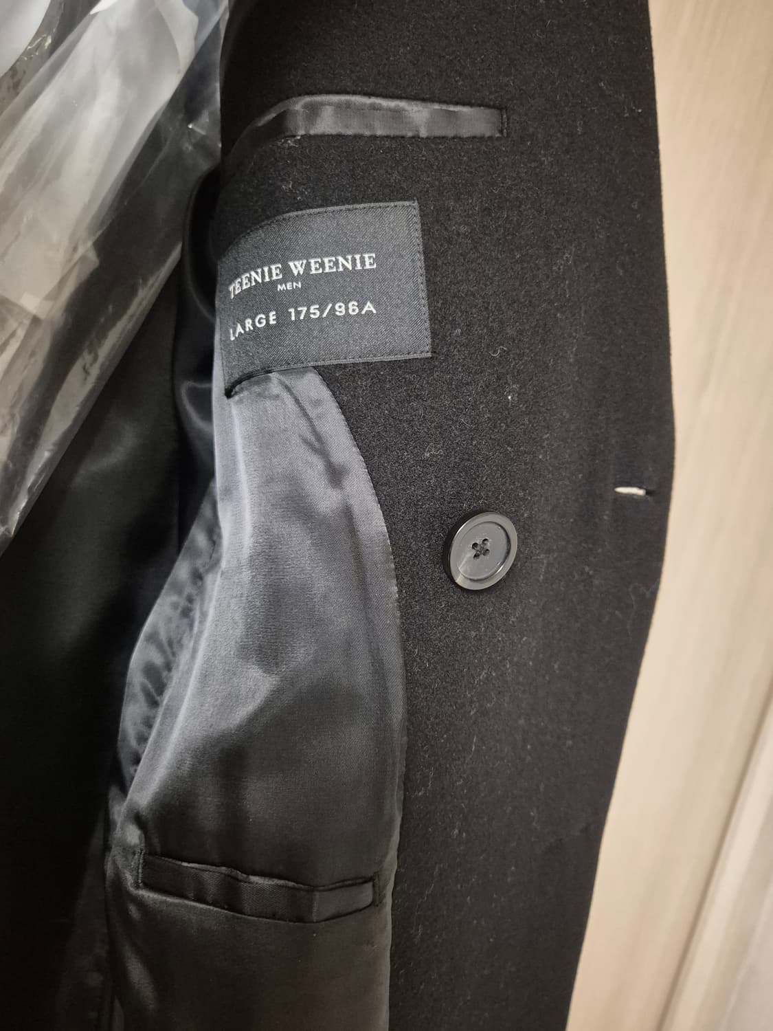 브랜드 울모직코트 더블브레스트 상품이미지3