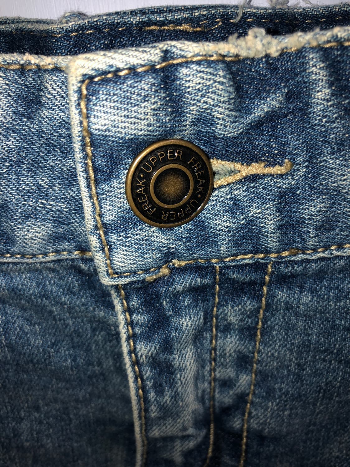 빈티지 데님 로우라이즈 스커트 청치마 상품이미지6