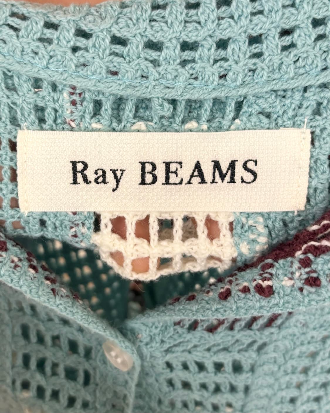 레이 빔즈 크로셰 니트 셔츠 상품이미지7