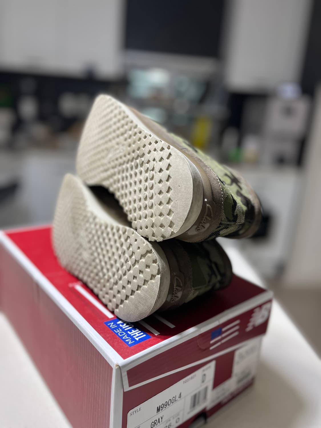 클락스x아트모스 토우이어 스카이 카모 부츠 상품이미지6