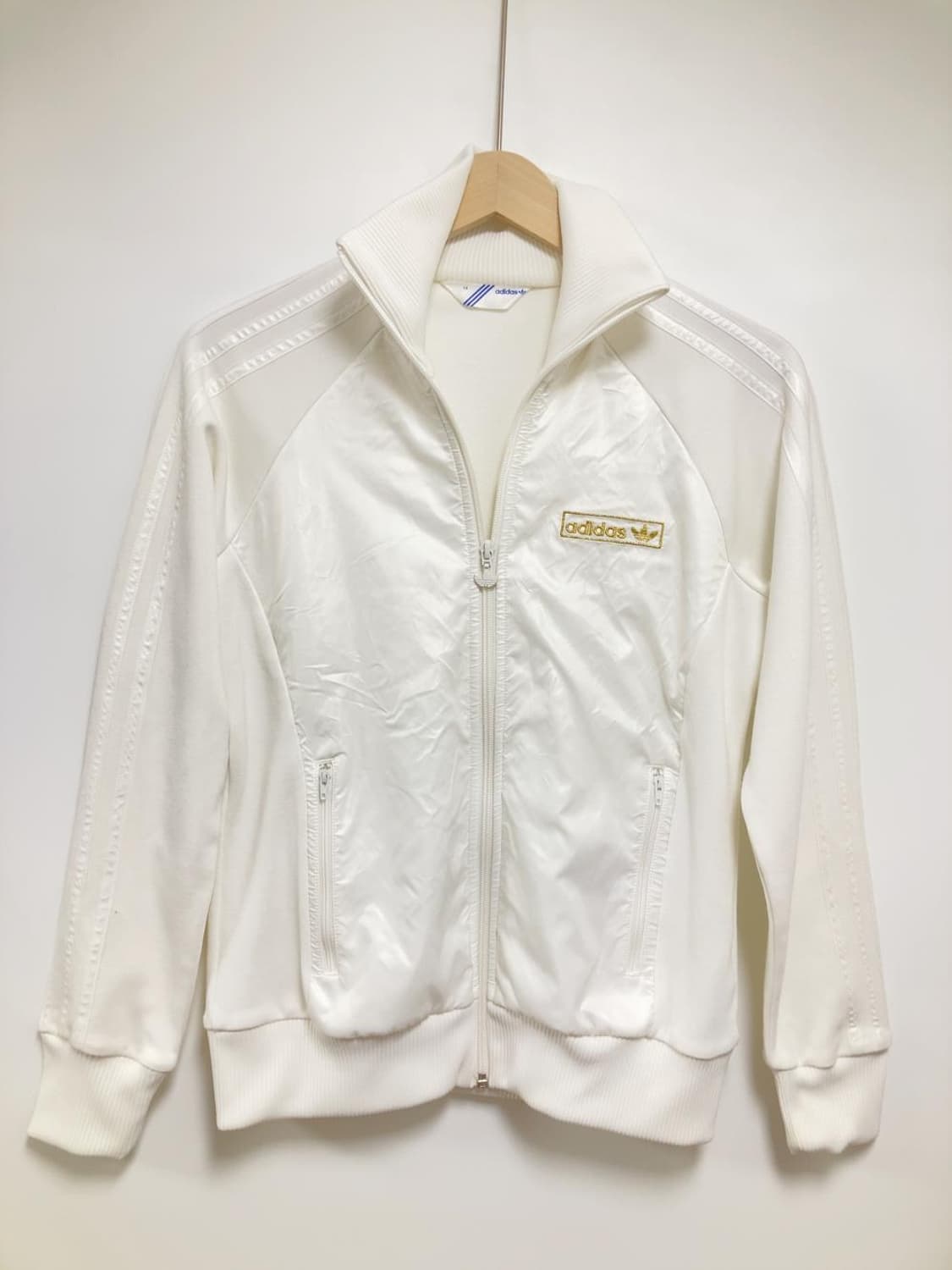 아디다스 흰금 져지 화이트 골드 트랙탑 집업 자켓 상품이미지1