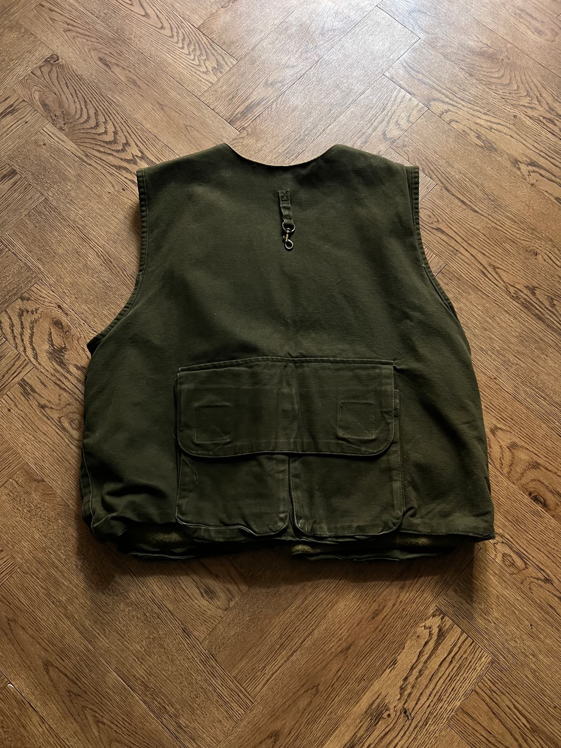 [L]USA 빈티지 헤비 헌팅 캔버스 베스트 상품이미지7