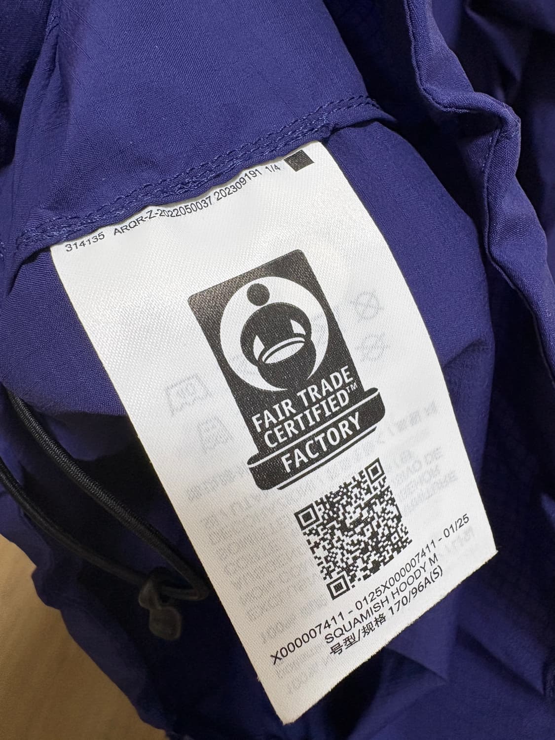 아크테릭스 스쿼미시 후디 소울소닉 (남성S) 상품이미지5