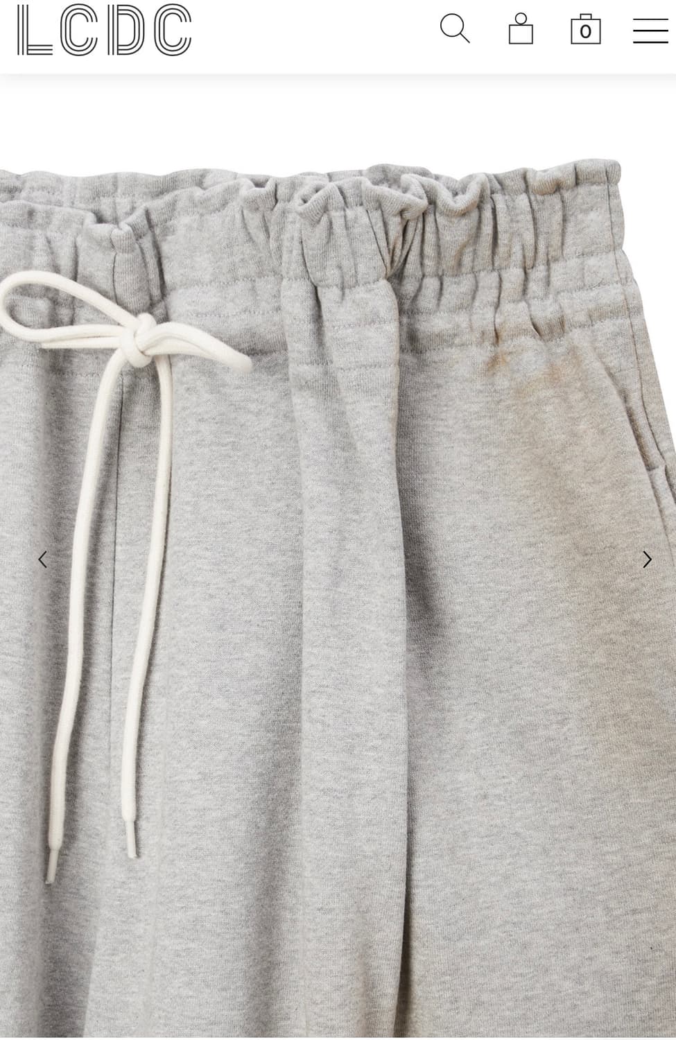 LCDC SPRAY WASHED PLEATS DETAIL TROUSERS 상품이미지4