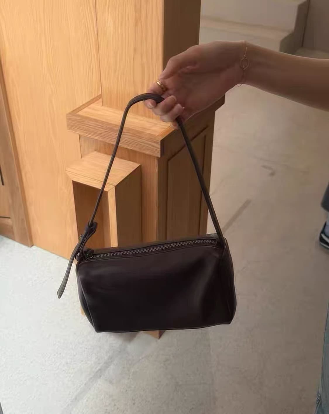 파사드패턴 빈티지 캐빈 백 브라운 상품이미지3