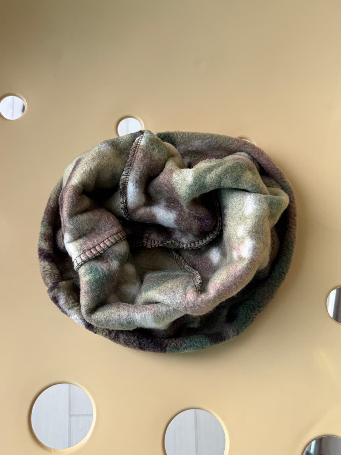 USA 데저트 사막 카모 패턴 플리스 비니 상품이미지3