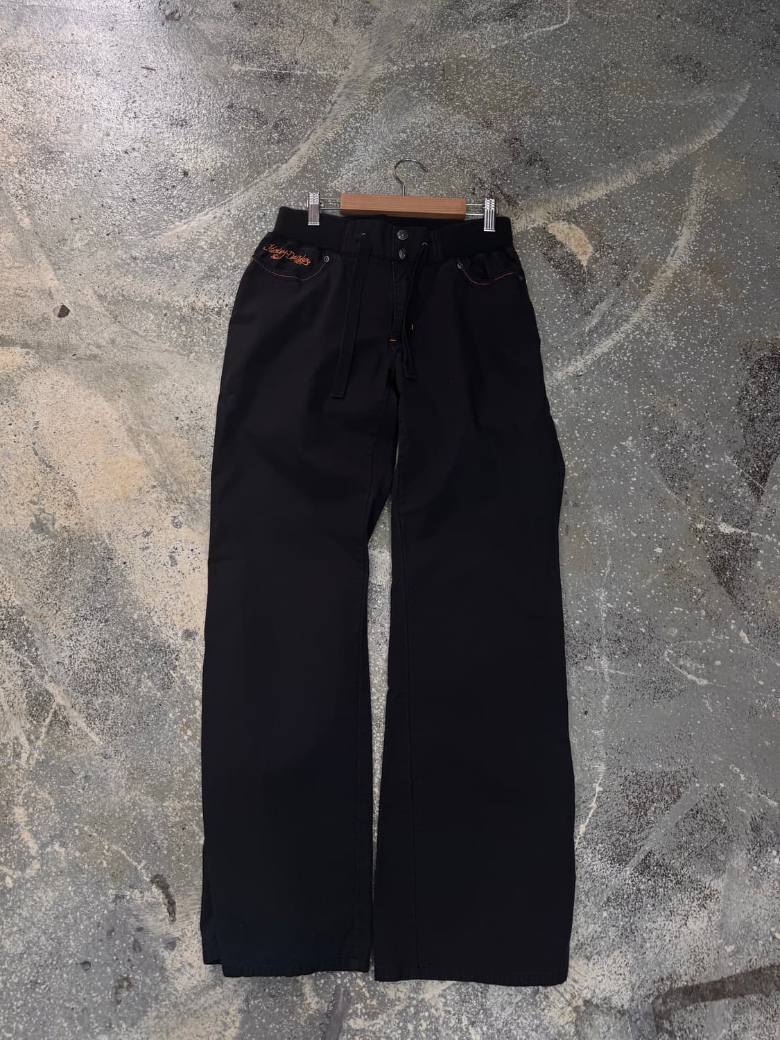 할리데이비슨 여성코튼팬츠 바이크 y2k 상품이미지1