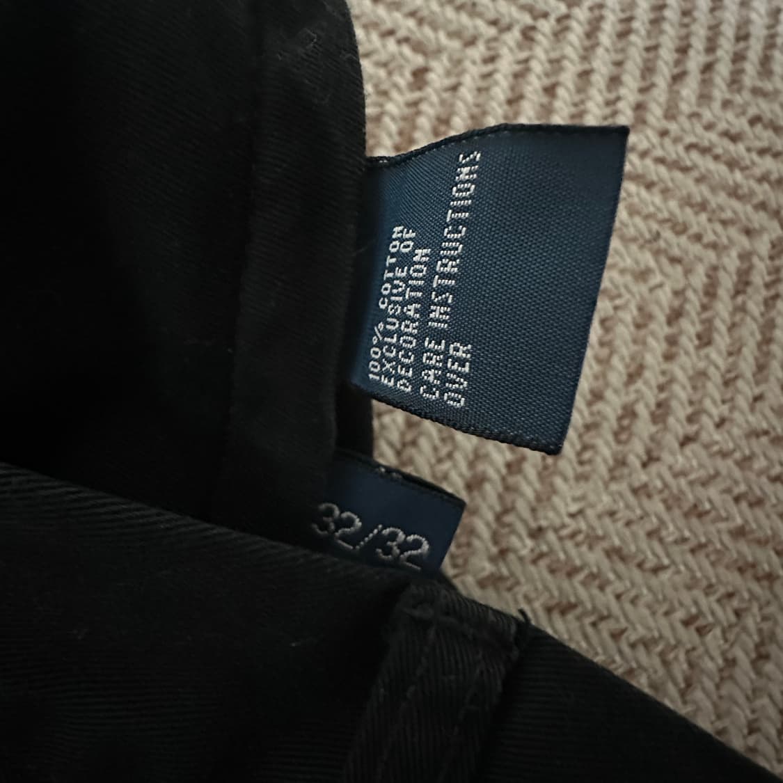 POLO RALPH LAUREN chino pants black 상품이미지5