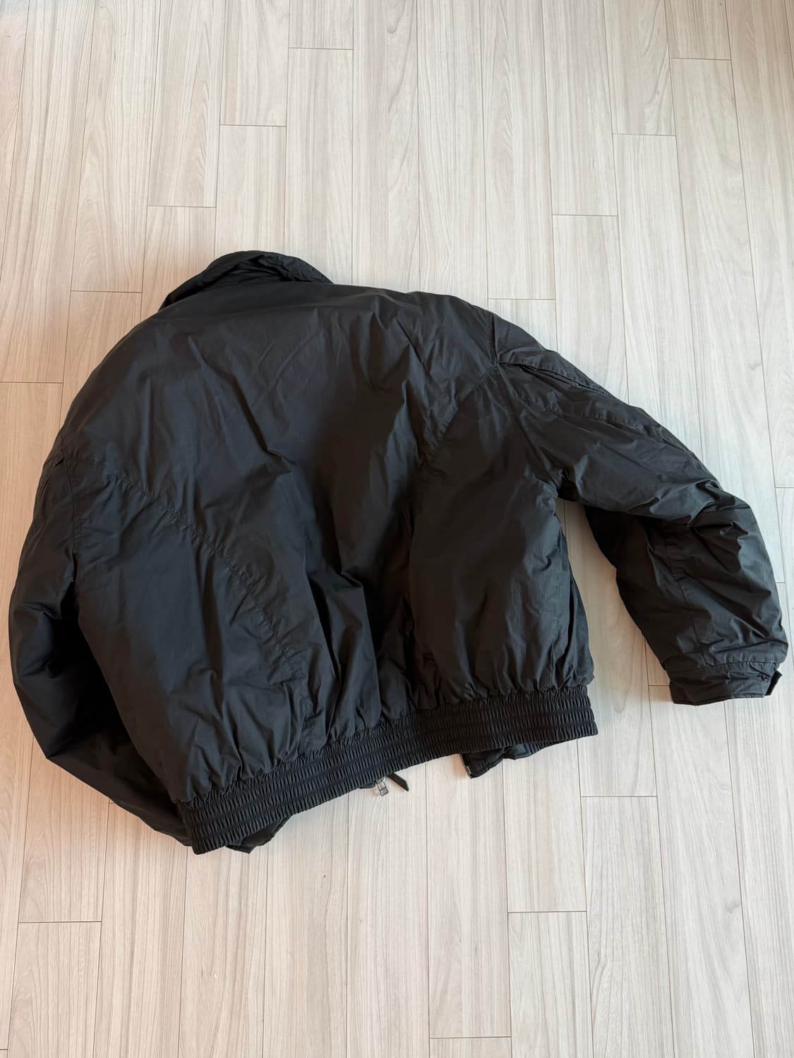 쿠어 퍼프 플라이트 ma-1 패딩 블랙 상품이미지3