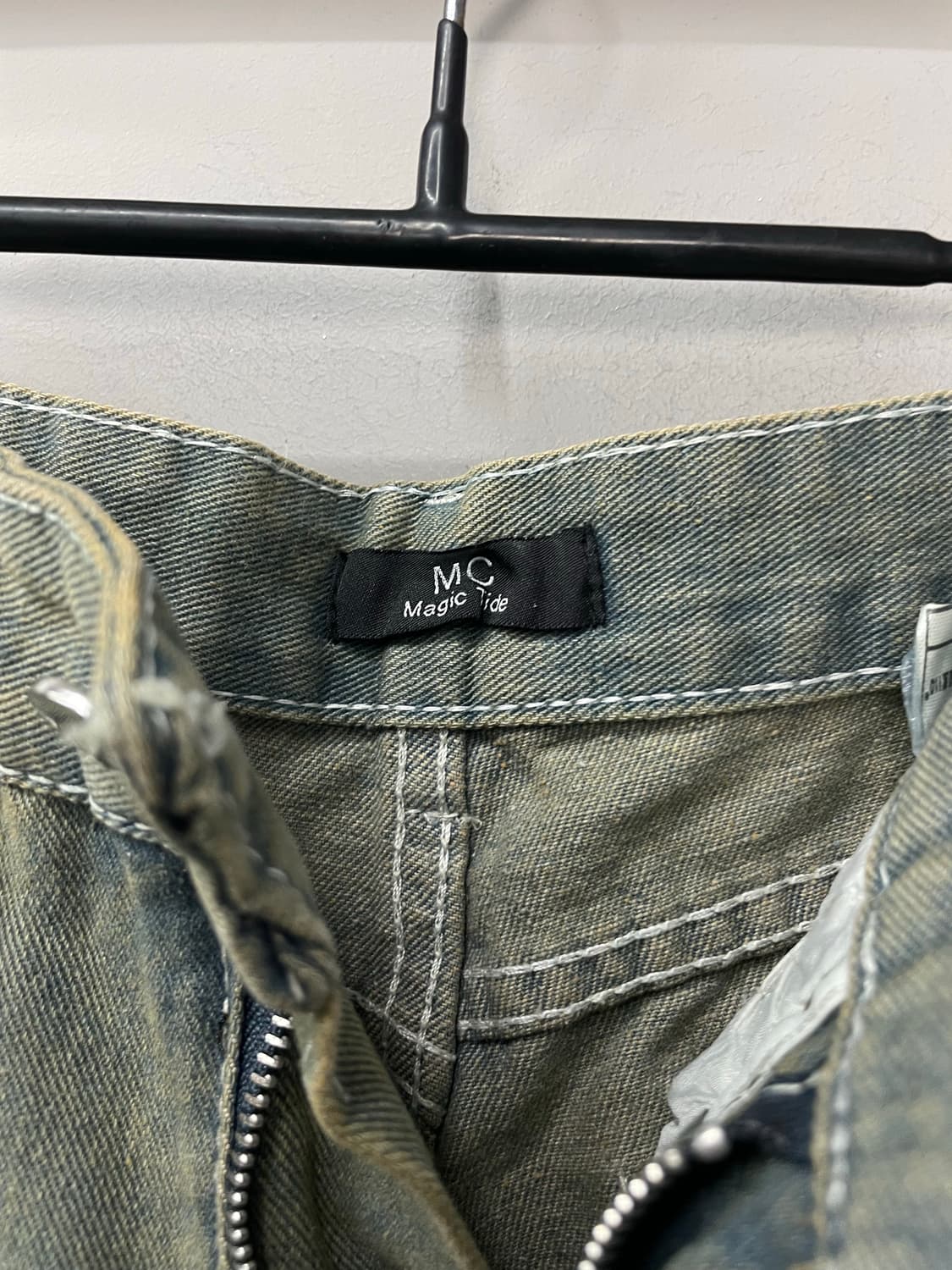 딥사이드 핀턱 데님 버뮤다 팬츠 H566 상품이미지6