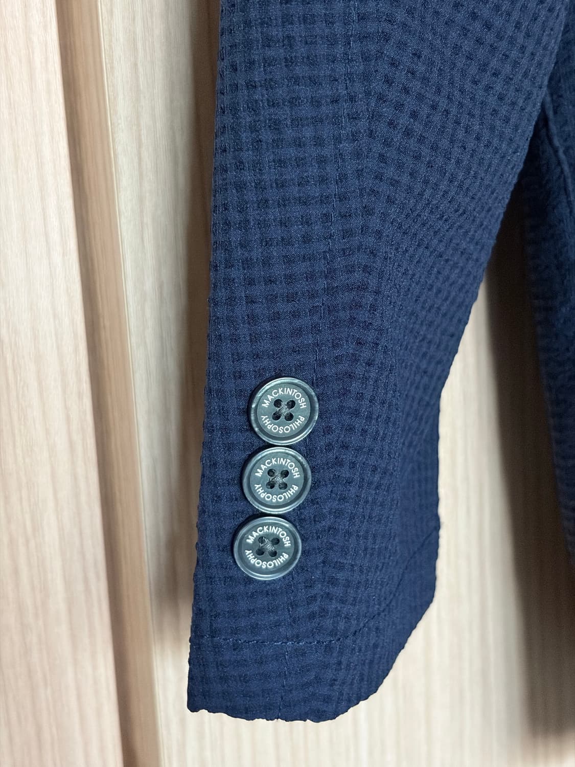 매킨토시 필로소피 트로터 시어서커 자켓 (38R / 물세탁 가능) 상품이미지6