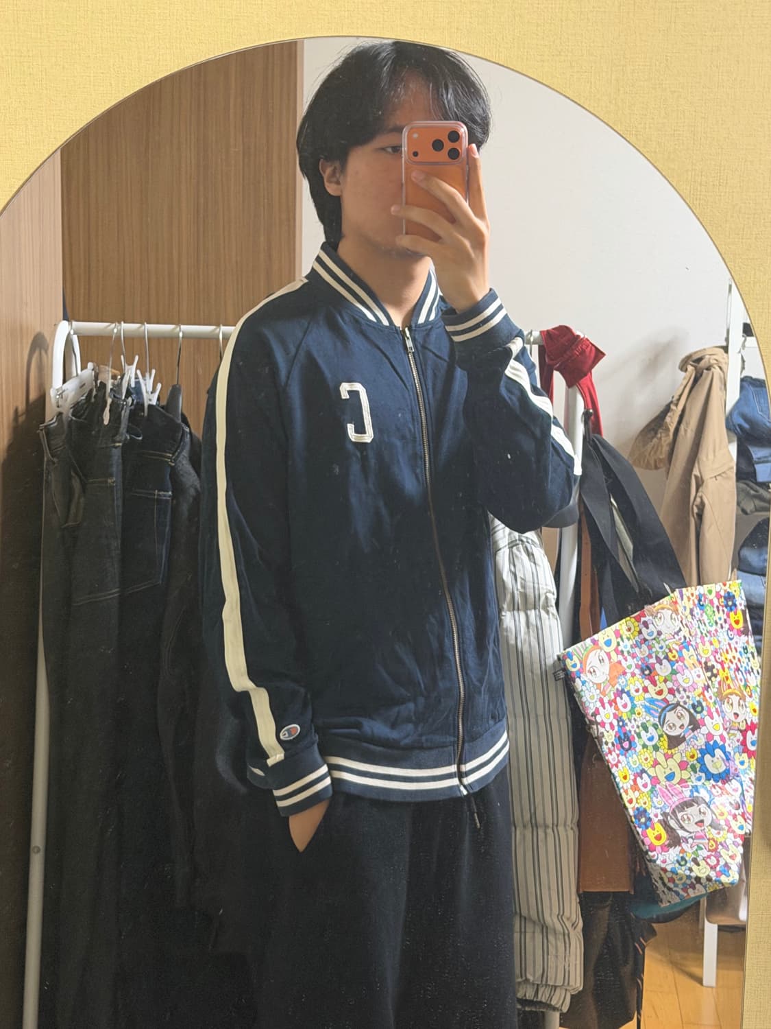 60s 챔피온 러너스택 복각 래글런 트랙자켓 상품이미지2