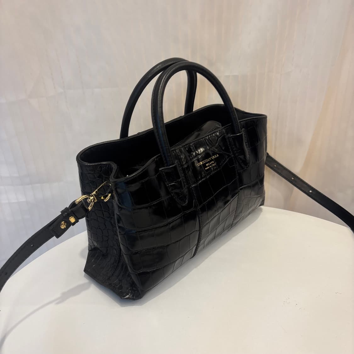 정품 크리스찬 빌라 투웨이 토트백     상품이미지4