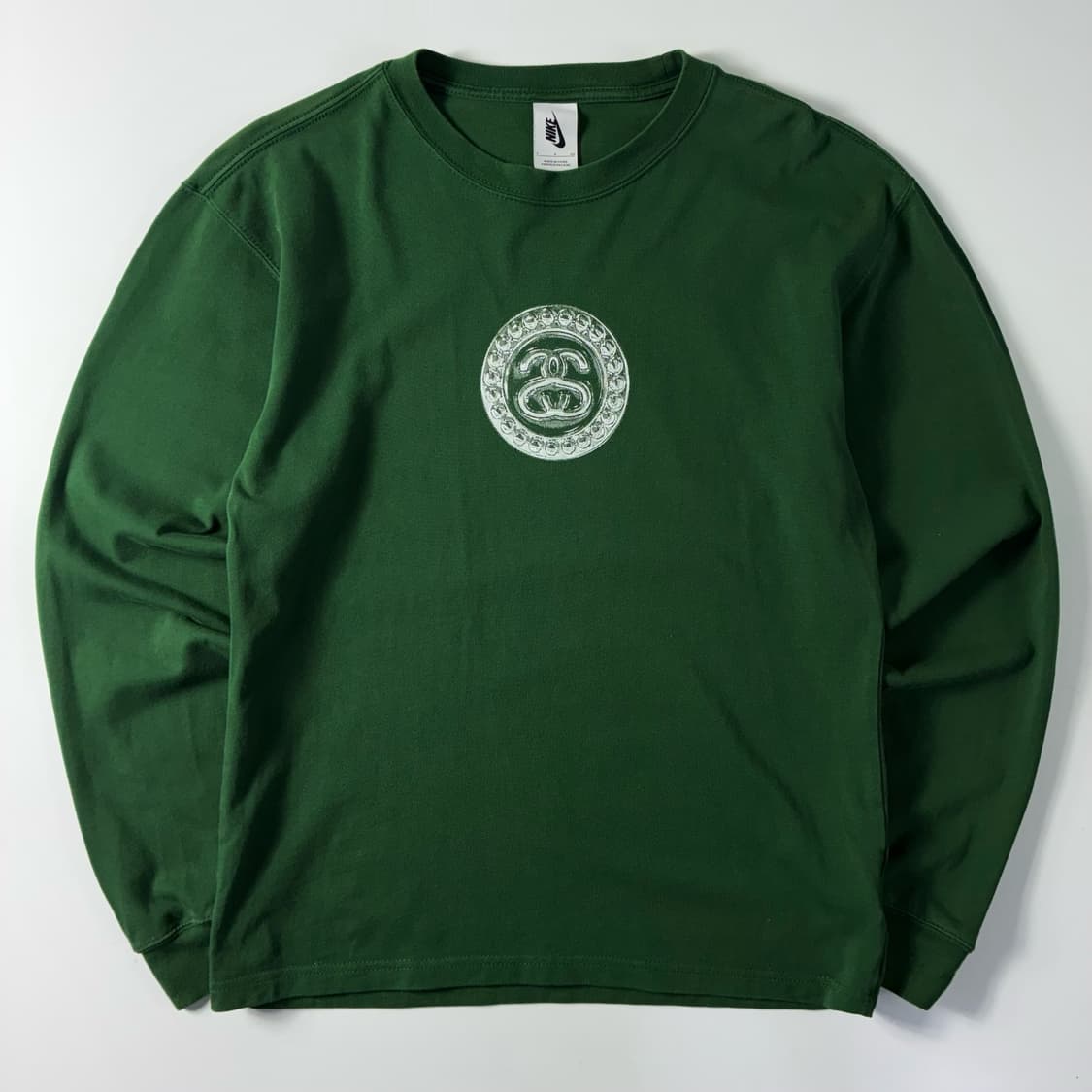 Nike  나이키 x 스투시 빅 스우시 그린 롱슬리브  상품이미지1