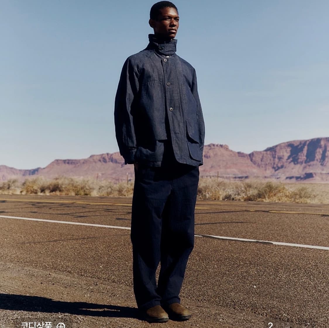 [FFC x DOCUMENT] Waxed Denim Field Jacke 상품이미지3