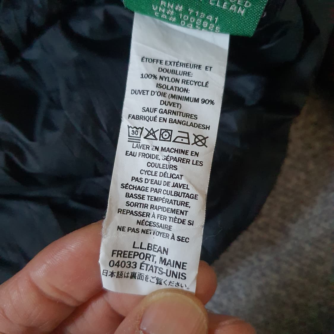 L.L.Bean  울트라 라이트 850 다운 자켓 no.22 상품이미지7