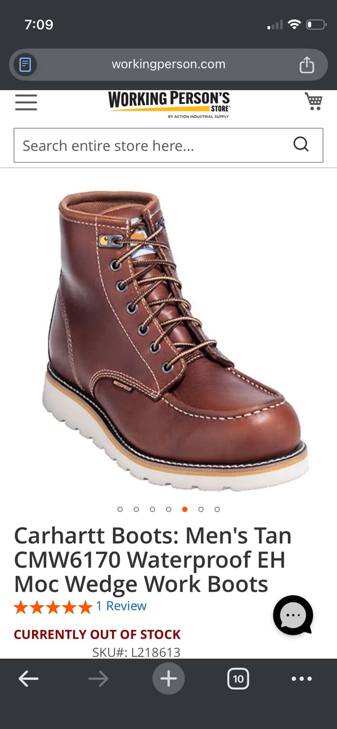 칼하트 워크부츠 상품이미지8