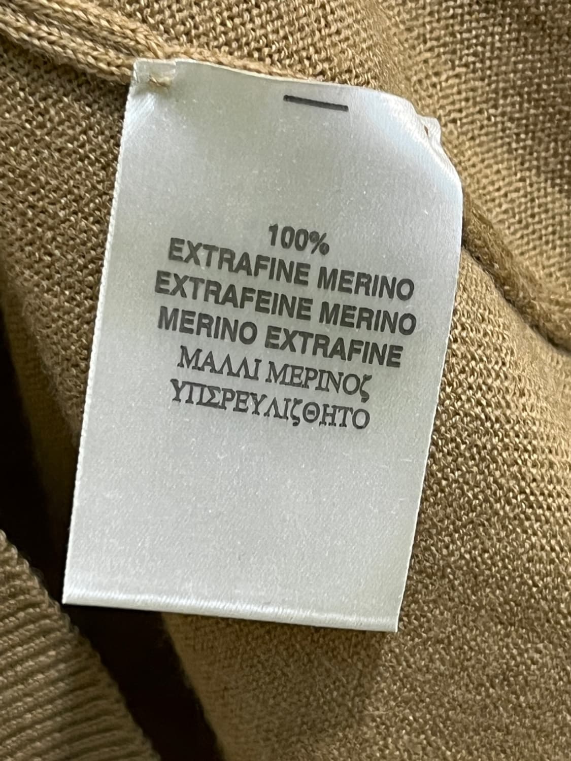 버버리 브이넥 메리노 울 니트 상품이미지7