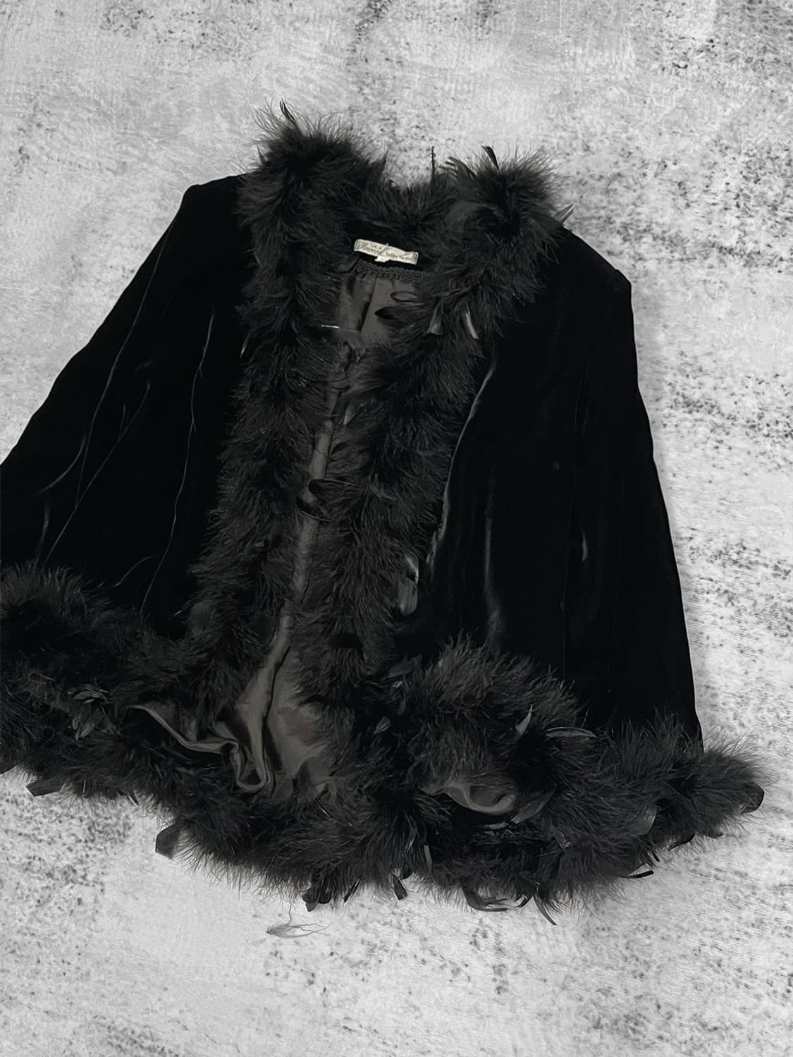 (simonne)NANAst velvet raven jacket  상품이미지2