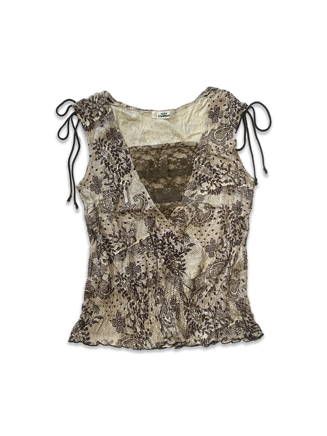 Paisely lace top 상품이미지1