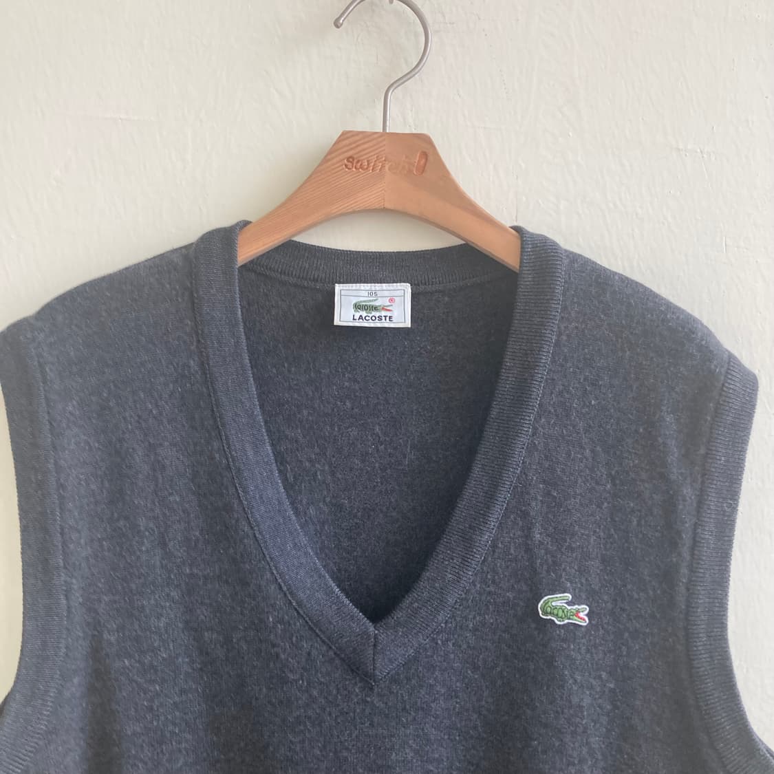 라코스테 간절기 니트 조끼  상품이미지2