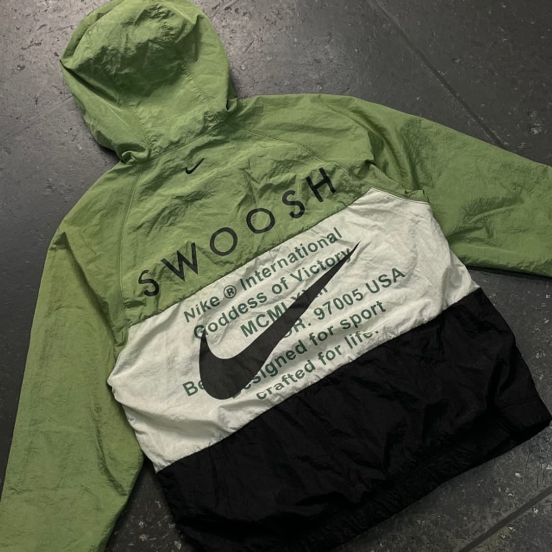 95-100 나이키 더블 스우시 바람막이 상품이미지5