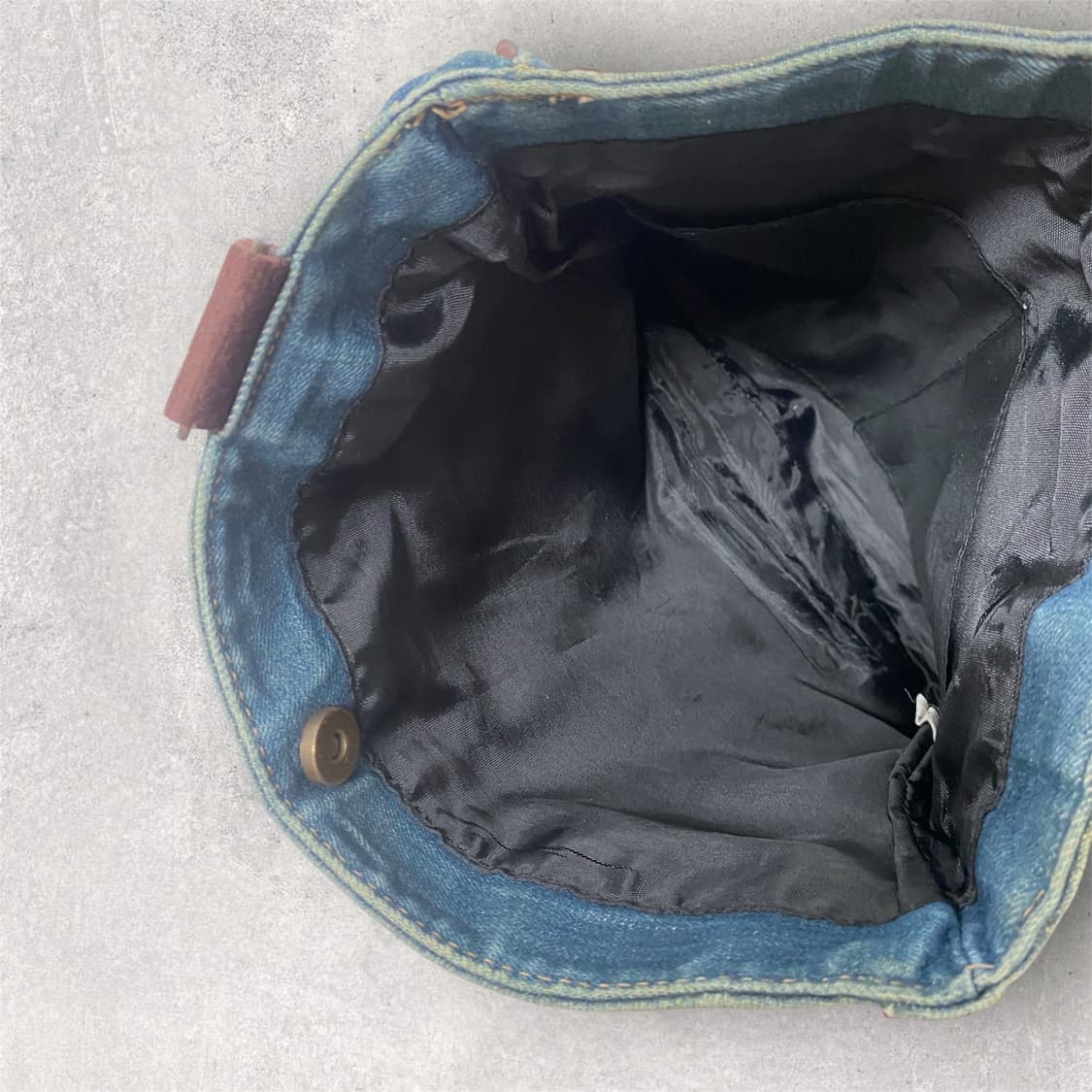 올드 빈폴 데님 레더 크로스백(B295) 상품이미지4