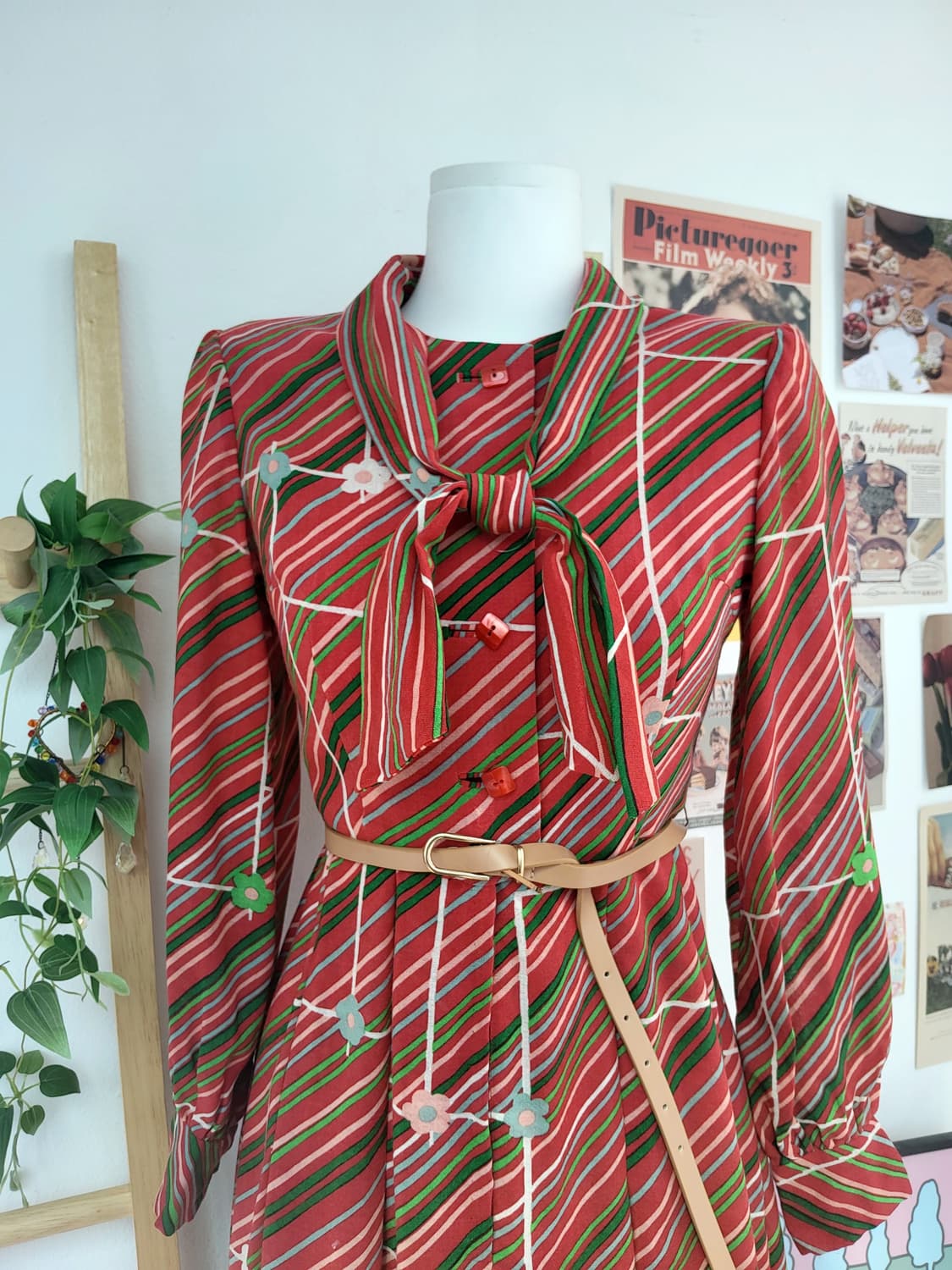 레트로 플라워 빈티지 원피스 상품이미지1