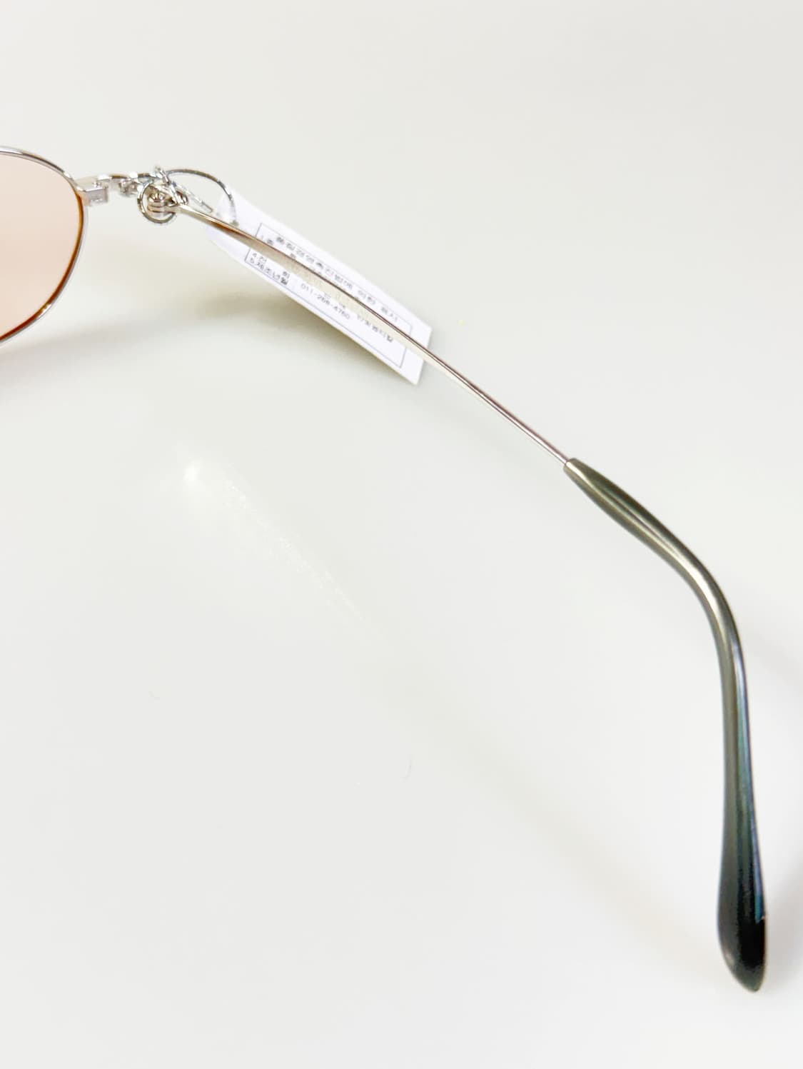 Jeep Plus 실버 티타늄 슬림 오벌 프레임 빈티지 틴트 안경 상품이미지6